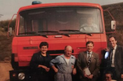 Ukázkové jízdy T 815 S3 se v průběhu MSV 1982 konaly v pískovně v brněnských Maloměřicích. Za volantem se střídali zkušební řidiči J. Doležal a V. Linart