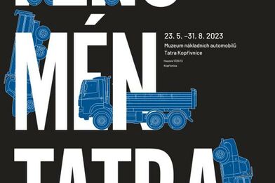 Plakát k výstavě &quot;Fenomén Tatra&quot;