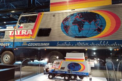 Model Tatry kolem světa Marka Kassy v Muzeu nákladních autombobilů Tatra